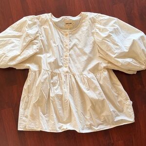 Rudy Jude Cream day blouse size XL